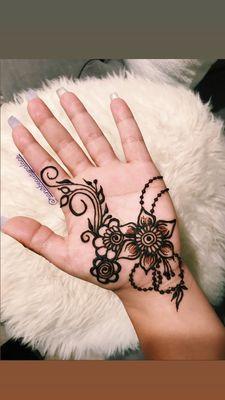 Ask us about our henna art! Design by Inshaal!