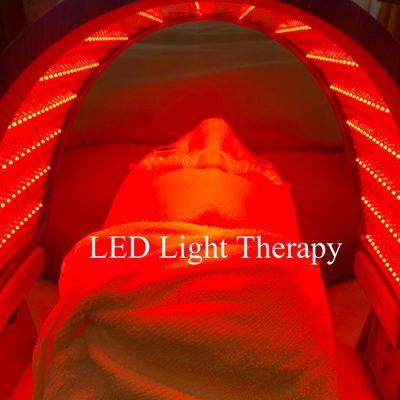 Red LED light therapy is used to trigger collagen and elastin as well as reduce inflammation .