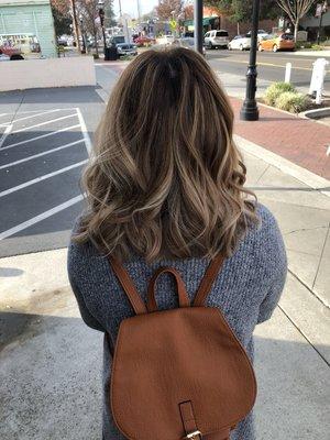 Soft buttery balayage