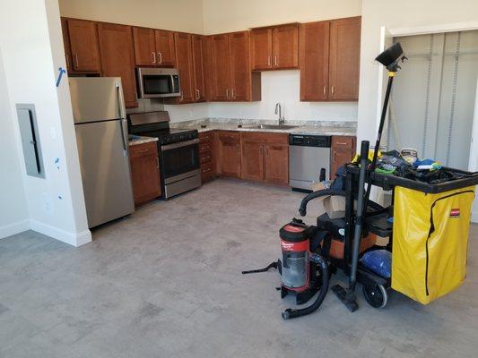 Post Construction Cleaning - Town Home Apartments, Bloomfield, CT