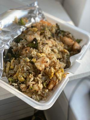 Shrimp fried rice