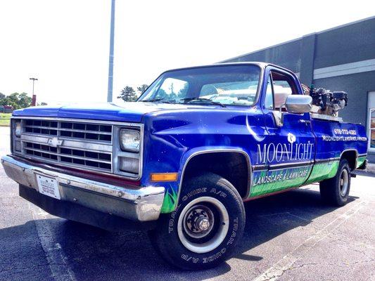 Moonlight truck wrap