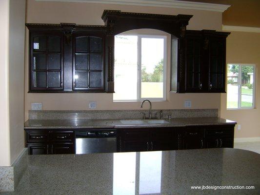 Great custom kitchens.