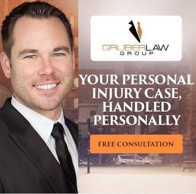 Personal Injury, Handled Personally, by Eric R. Gruber, Esq.