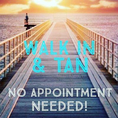 No appointment necessary!