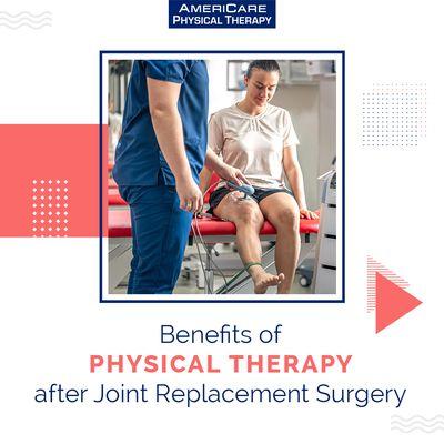 Physical therapy post-joint replacement enhances mobility, aids recovery, strengthens muscles, and improves overall function.