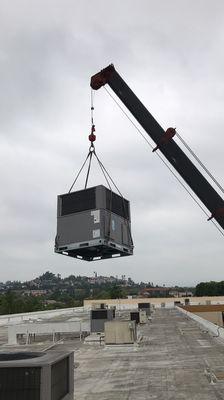 Rooftop unit removal