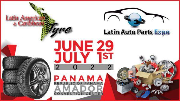 Latin Tyre Expo and Latin Auto Parts Expo Panama 2022