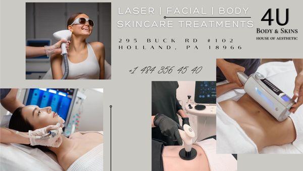 LASER  HYDRAFACIAL  ENDOSPHERES 
4U - it's your shortcut to perfect body&skin

ONLY ORIGINAL AND LICENSED DEVICES