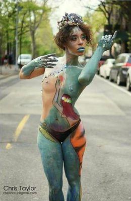 Body paint by Gina