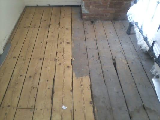 18 century floor restoration by AAA Quality Preparations