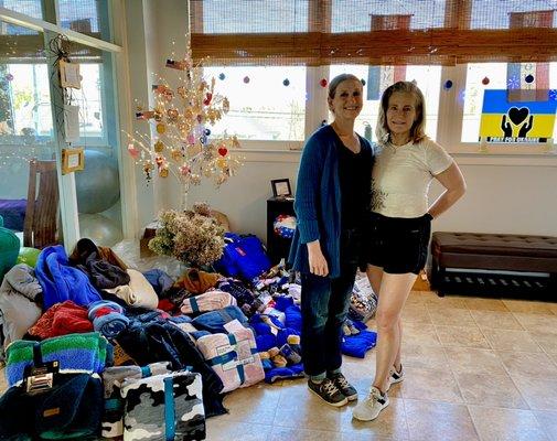 Our clothing drive for Ukraine