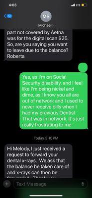 Part 3 of the conversation with Roberta the office staff