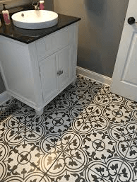 New bathroom tiles