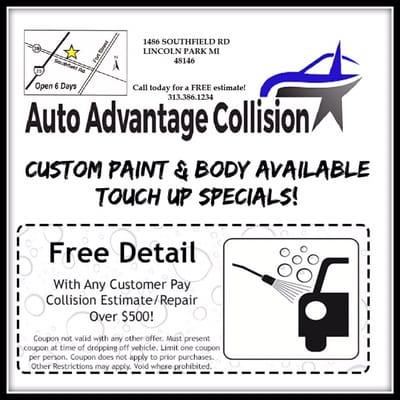 FREE detail collision special!