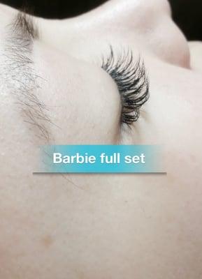 no more makeup needed with these beautiful curled barbie lash