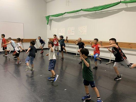 We offer Hip-Hop classes just for boys!