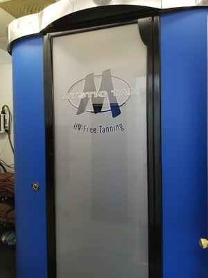 Mystic Tan Spray Booth.