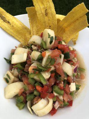 Hearts of palm ceviche