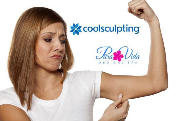 Pura Vida was the FIRST medical spa in SWFL to offer an FDA-cleared device to non-surgically reduce upper arm fat.