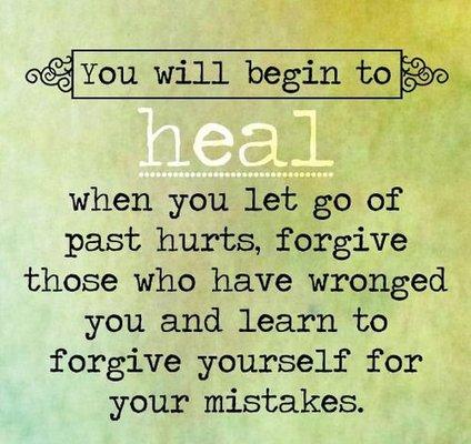 We are not our mistakes. Learning self-forgiveness sets the stage to forgive others.