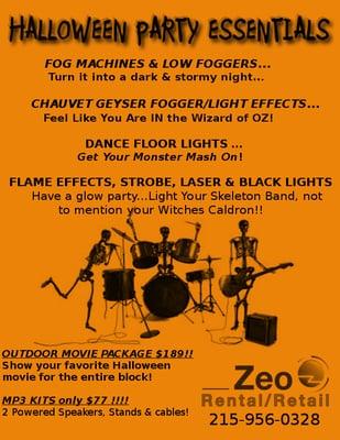 HALLOWEEN TIME AGAIN!!  Come see ZEo Brothers!