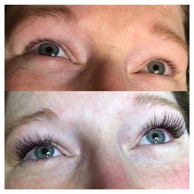 Lash extensions by our amazing lash stylist Néomi!