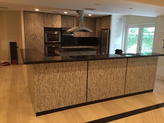 Complete kitchen re-facing