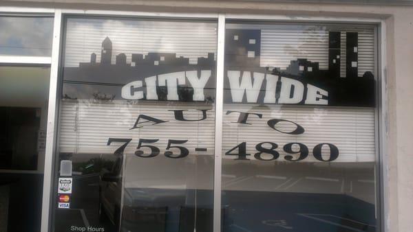 City Wide Auto storefront