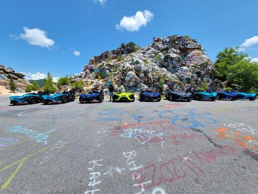 Group ride to Bell Mountain