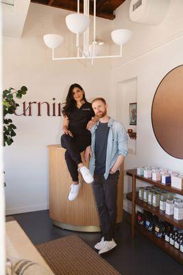 Dr Vanna Siew and Dave Lishansky, co-founders of Purnima Clinic.