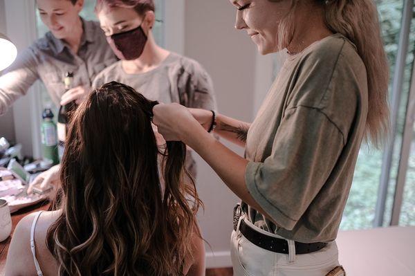 Wedding hair!