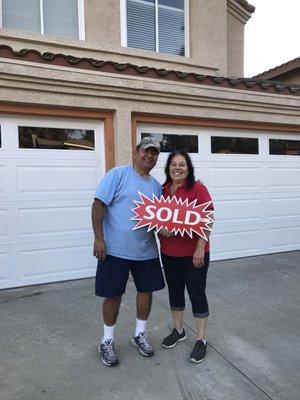 Happy Sellers! Sold there beautiful home in Chino Hills