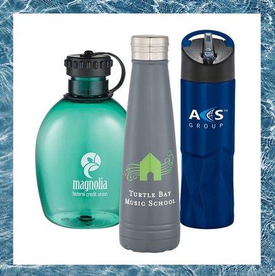 Cool down  while temperatures heat up.
 
 Most of us carry around a reusable beverage bottle to reduce our carbon footprint, others just