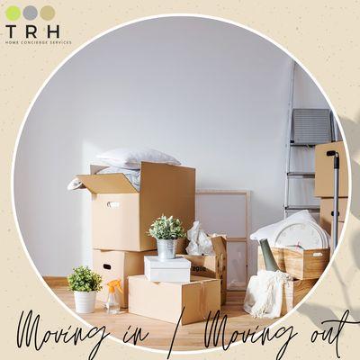 Move in / Move out packing and cleaning hourly rate services