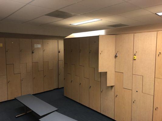 Men's locker room