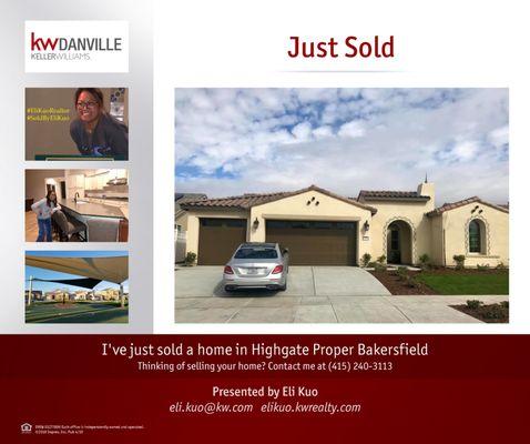 Just Sold: Beautiful New Home