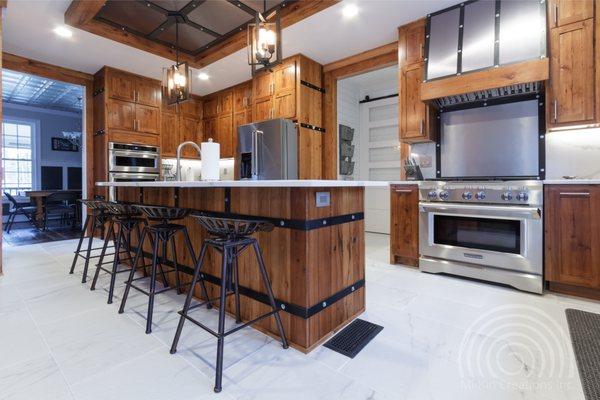 Rustic Hickory Kitchen