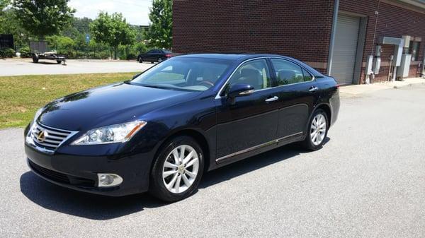 2010 Lexus ES 350 sedan. 47,000 miles. Blue on tan leather. Purchased in Orlando at the Orlando Auto Dealer Auction for a local client...