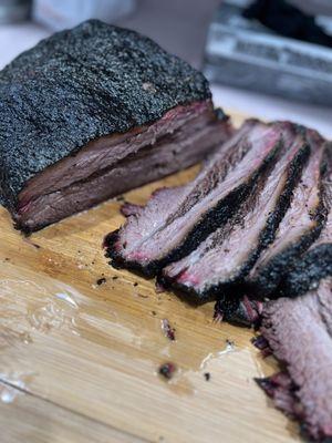 Smoked Texas style brisket