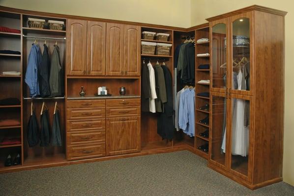 Summerflame melamine walk-in closet