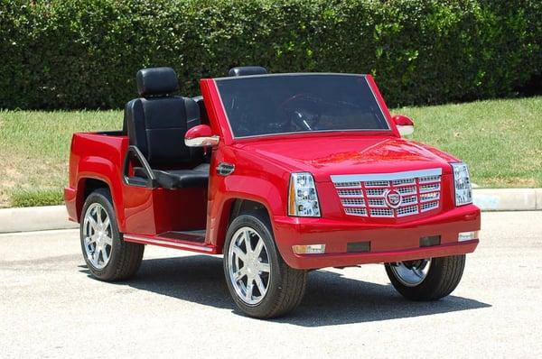 Classic Red Escalade!  @parkplacecali.com