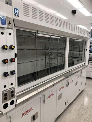 Disinfection and decontamination of chemical fume hoods