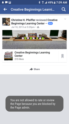 Creative Beginnings Learning Center