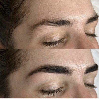 Brow shaping & tint!