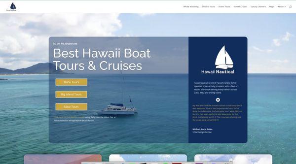 Client Website Developed: Hawaii Nautical