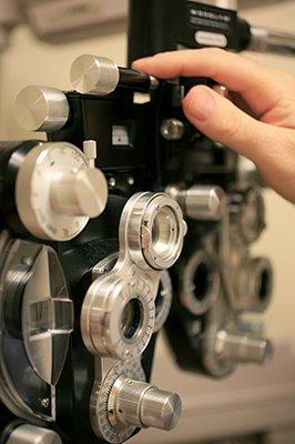 Eye exams are recommended annually.