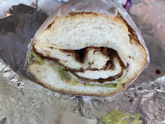 Chicken Cutlet Lunch Sandwich