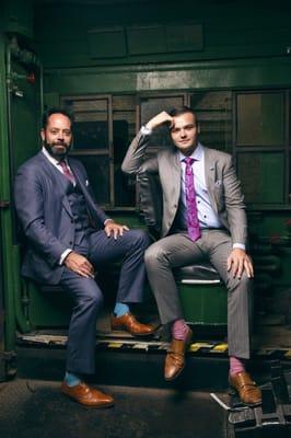 Christopher & Seth Schafer are a father & son team of custom clothiers.