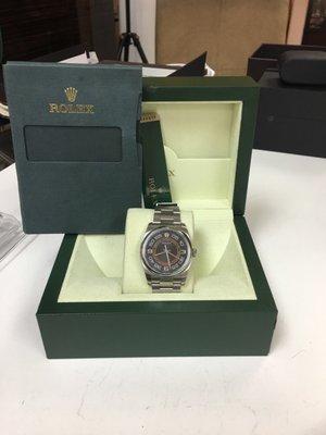 stainless ROLEX oyster perpetual 36 HARLEY DAVIDSON -Pre -owned 2011 box/Papers. $3995.00